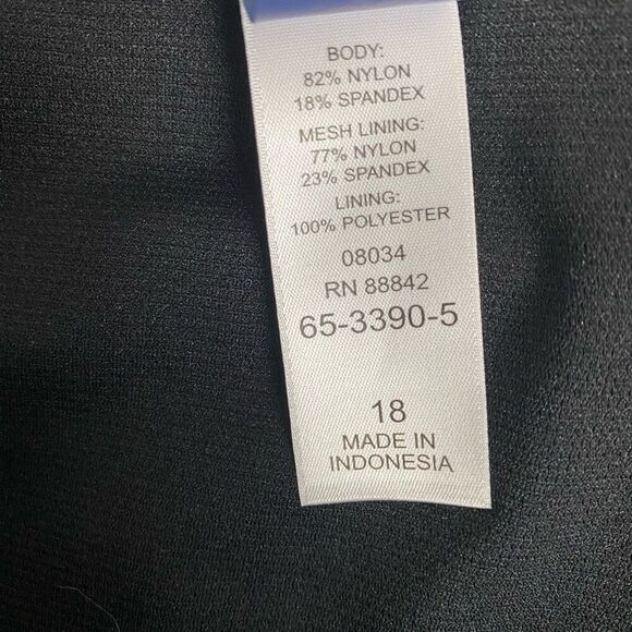 Swimsuits for All Black Retro Ruched Brief size 18 - Picture 5 of 5